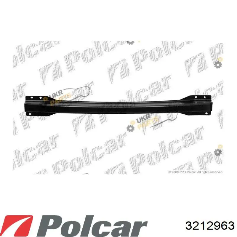Reforçador do pára-choque traseiro 3212963 Polcar
