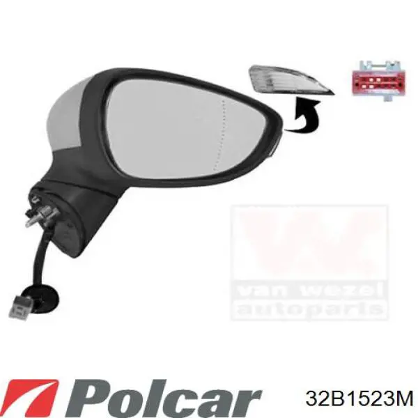 Espelho de retrovisão direito Ford 2104865 preço, a partir de 103,54 USD