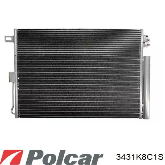 Radiador de aparelho de ar condicionado 822616 VALEO