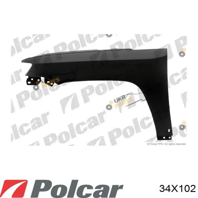  Pára-lama dianteiro direito Jeep Compass SUV (MK49) (2006 - 2016) 