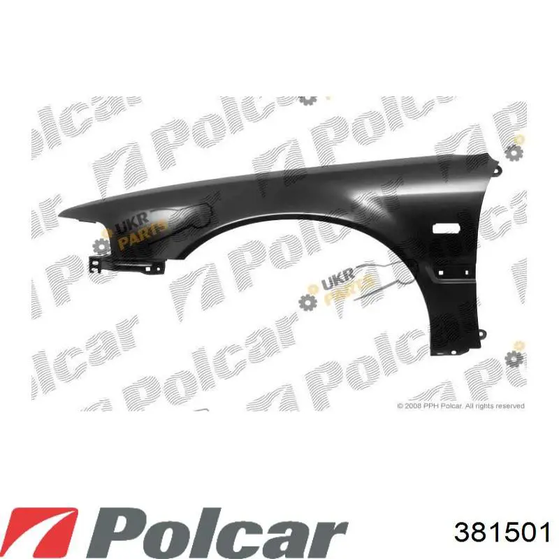 Pára-lama dianteiro esquerdo Honda Accord IV CB3, CB7
