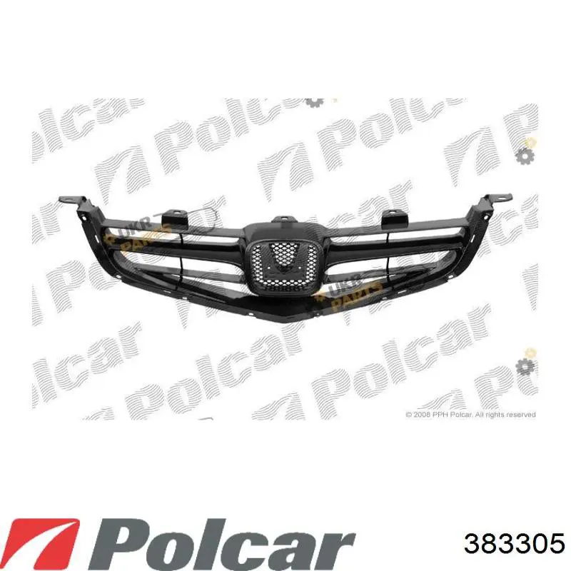 383305 Polcar Grelha do radiador