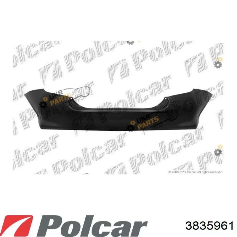 Pára-choque traseiro para Honda Jazz  GD, GE