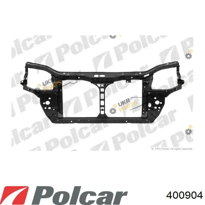 Compre 400904 Polcar Suporte do radiador montado (painel de montagem de fixação das luzes)