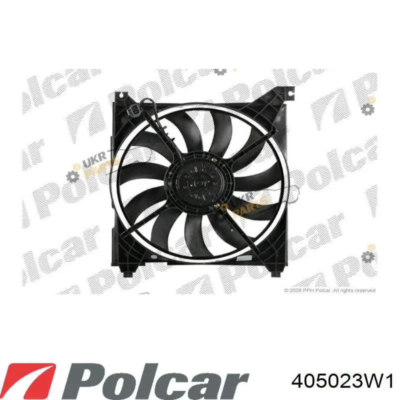Compre 405023W1 Polcar Ventilador (roda de aletas) do radiador de esfriamento