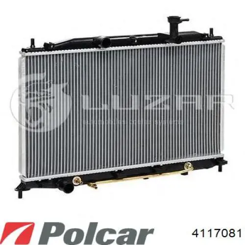 4117081 Polcar Radiador de esfriamento de motor
