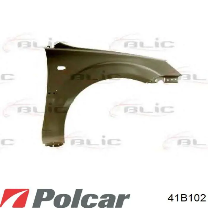 41B102 Polcar Pára-lama dianteiro direito