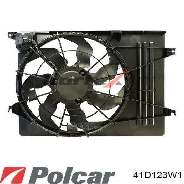 41D123W1 Polcar Ventilador (roda de aletas) do radiador de esfriamento