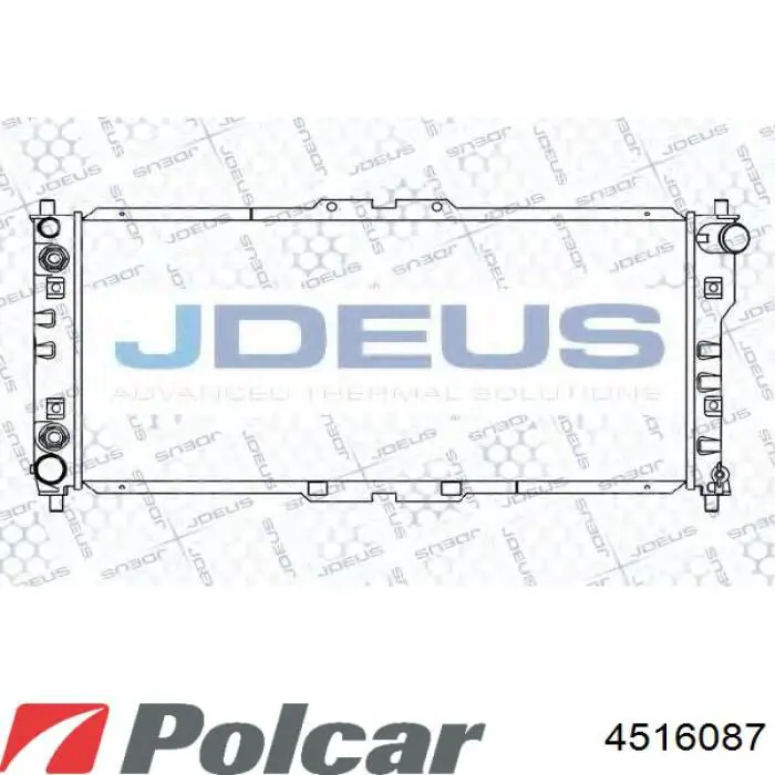 Compre 4516087 Polcar Radiador de esfriamento de motor