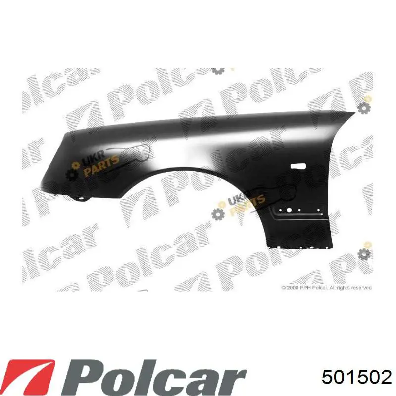 Pára-lama dianteiro direito 501502 Polcar