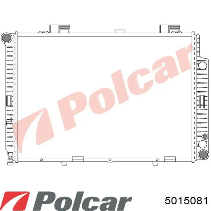 5015081 Polcar Radiador de esfriamento de motor