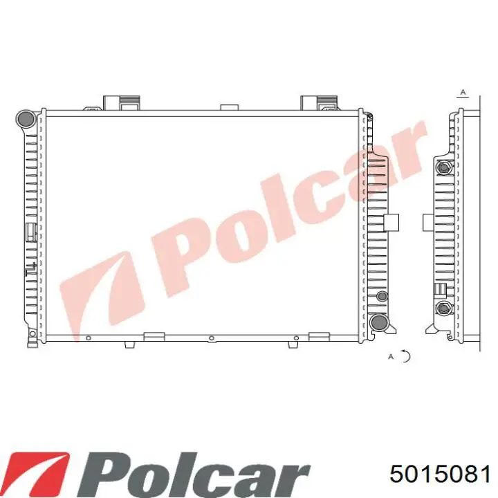 Radiador de esfriamento de motor Polcar 5015081 preço, a partir de 129,15 USD