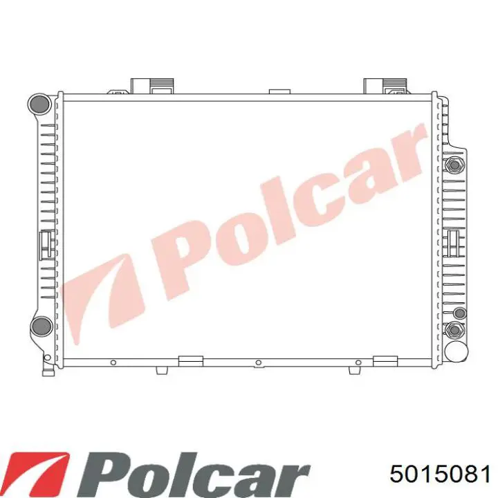 Compre 5015081 Polcar Radiador de esfriamento de motor