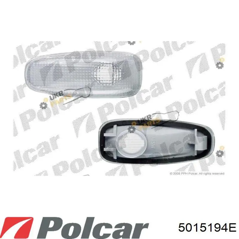 5015194E Polcar Luz intermitente no pára-lama