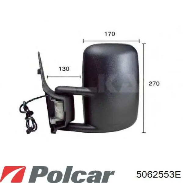 Compre A0018115233 Mercedes Elemento espelhado do espelho de retrovisão direito
