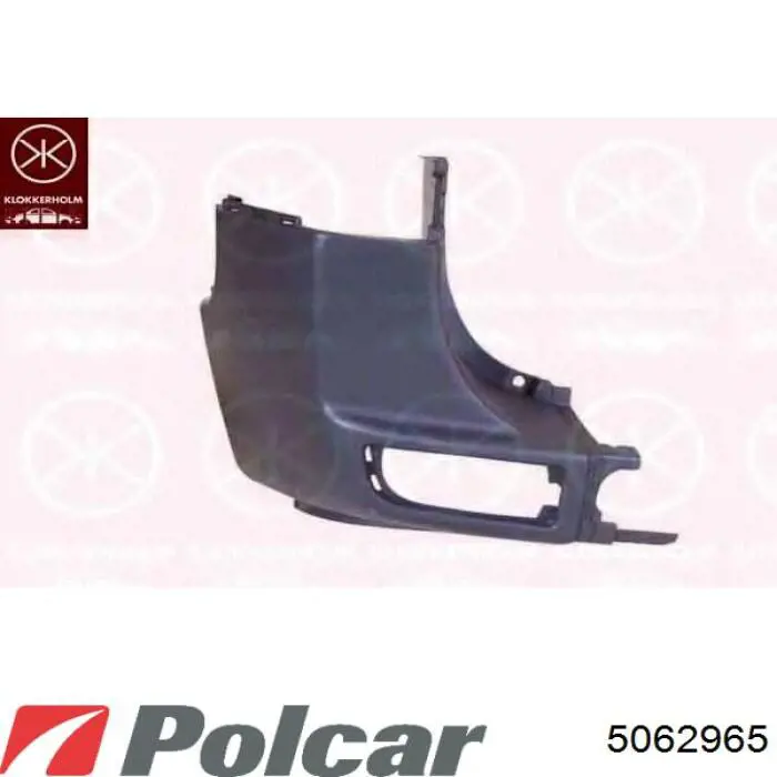 5062965 Polcar Pára-choque traseiro, parte central