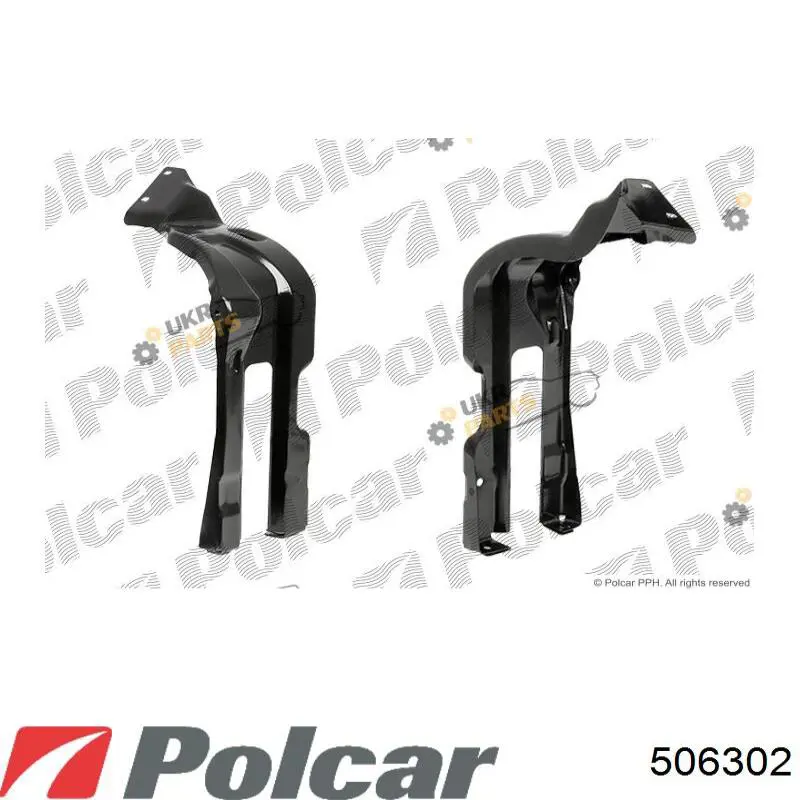 506302 Polcar Pára-lama dianteiro direito