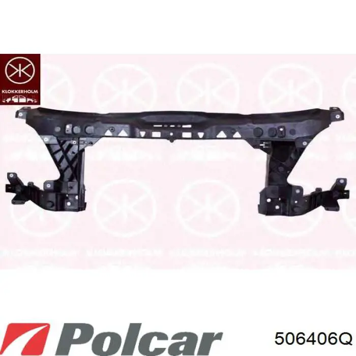 Compre 506406 Polcar Moldura de grelha do radiador inferior
