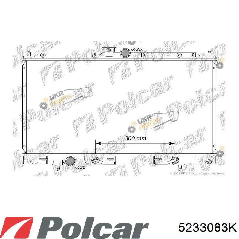 Compre 1350A256 Mitsubishi Radiador de esfriamento de motor