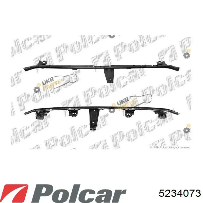 5234073 Polcar Reforçador do pára-choque dianteiro