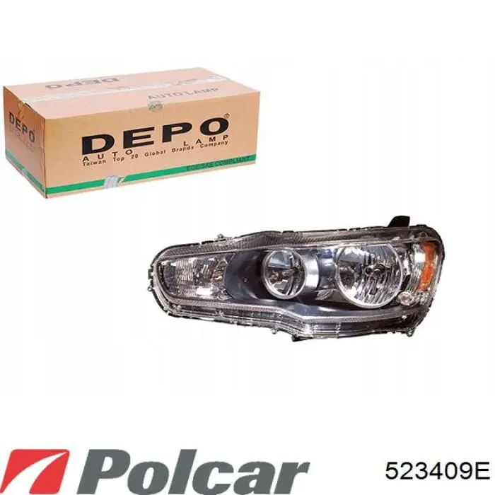 Luz esquerda 523409E Polcar