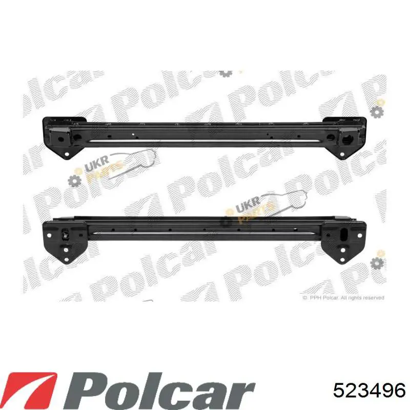 523496 Polcar Pára-choque traseiro