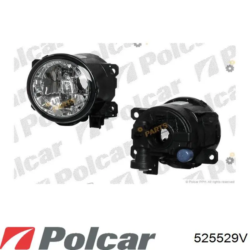 Luzes de nevoeiro esquerdas/direitas 5255290E Polcar