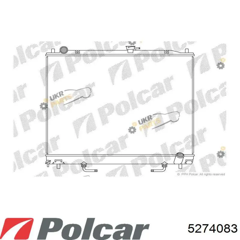 Radiador de esfriamento de motor Polcar 5274083 preço, a partir de 187,07 USD