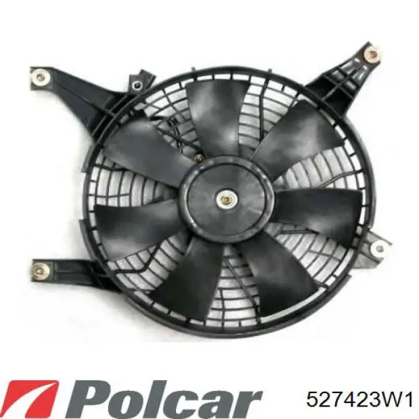 527423W1 Polcar Difusor do radiador de aparelho de ar condicionado, montado com roda de aletas e o motor