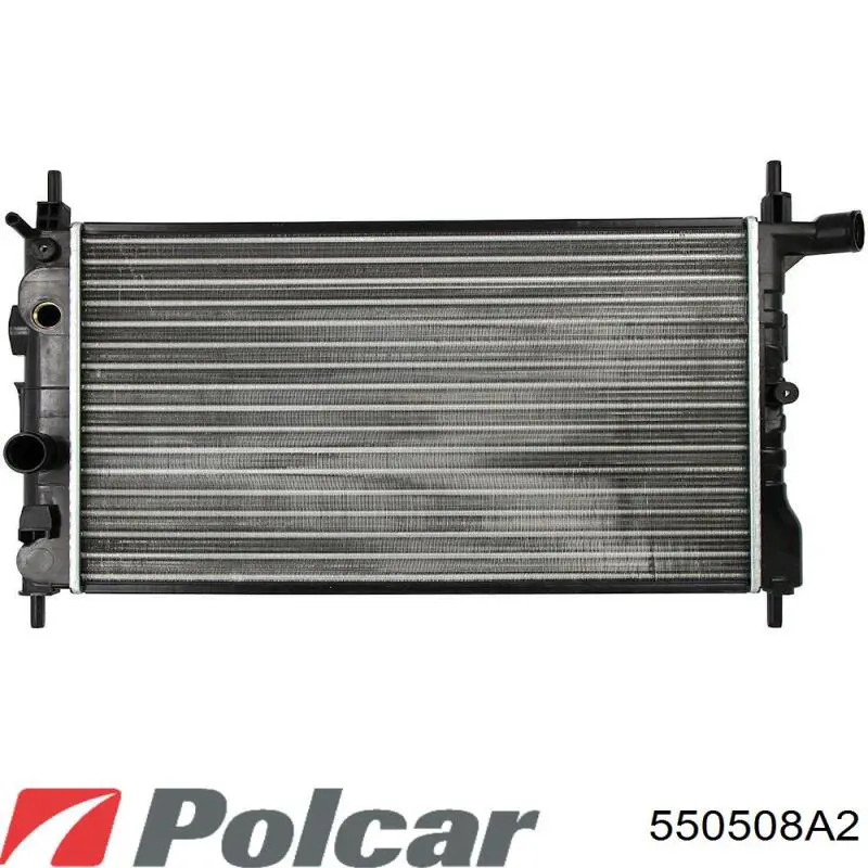 Radiador de esfriamento de motor 550508A2 Polcar