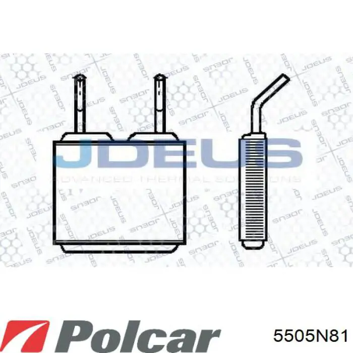 5505N81 Polcar Radiador de forno (de aquecedor)
