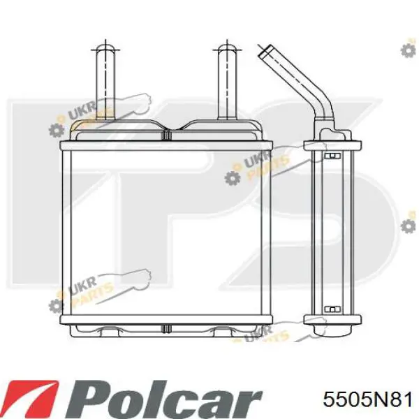 Radiador de forno (de aquecedor) Polcar 5505N81 preço, a partir de 42,55 USD