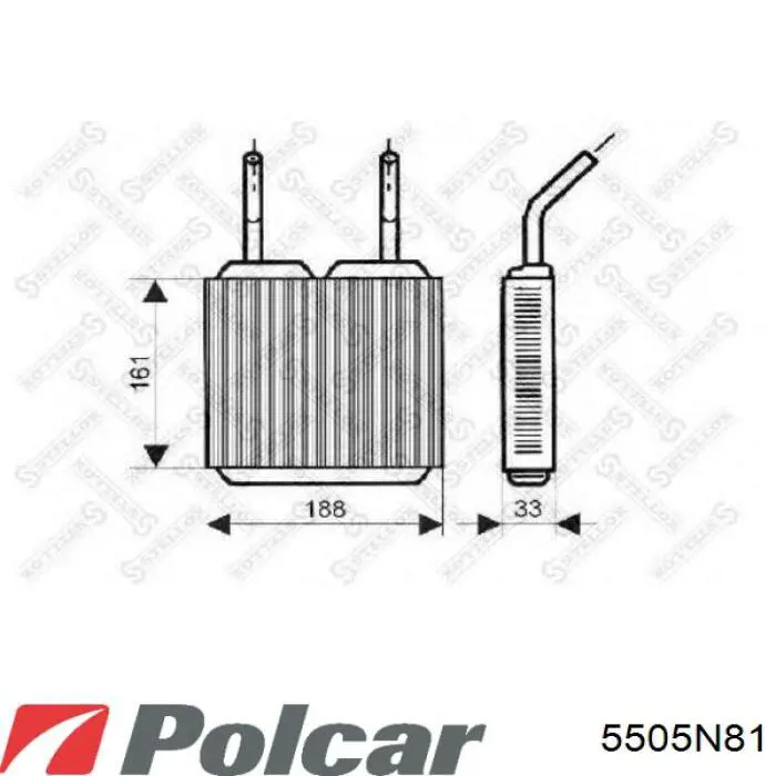 Compre 5505N81 Polcar Radiador de forno (de aquecedor)