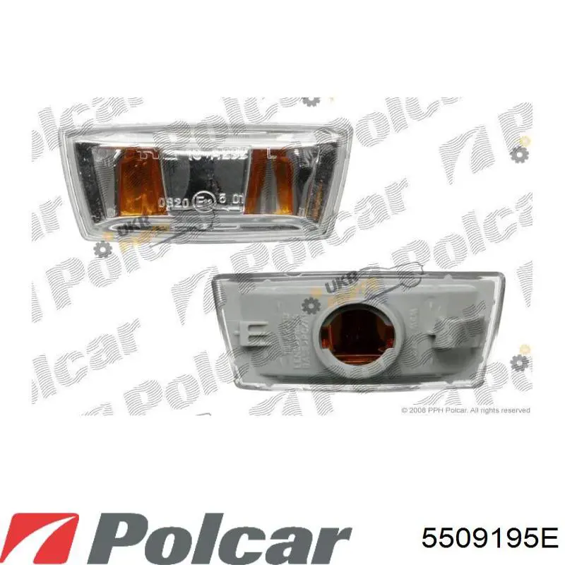 Luz intermitente no pára-lama esquerdo Polcar 5509195E preço, a partir de 8,63 USD