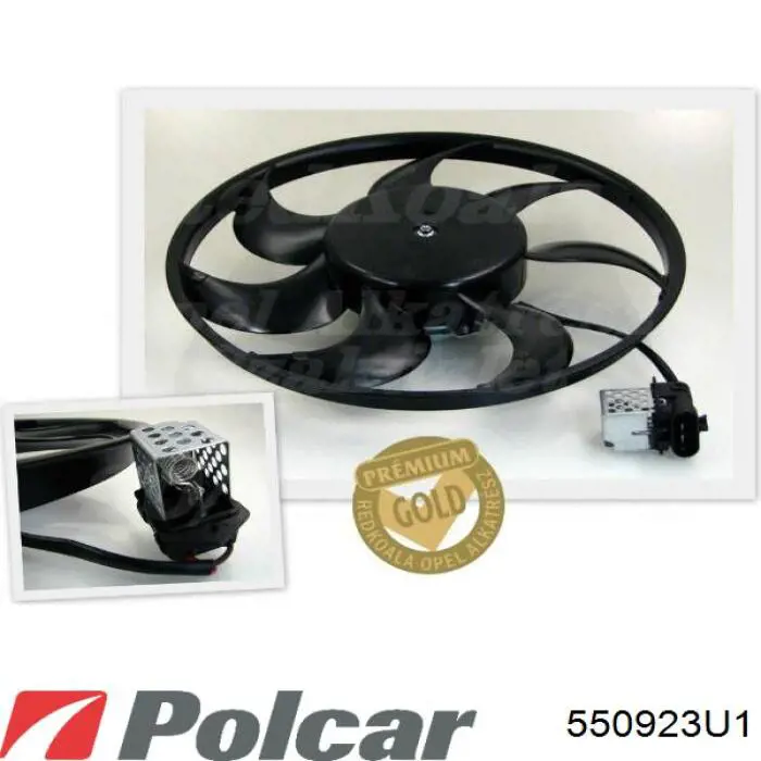 Ventilador elétrico de esfriamento montado (motor + roda de aletas) 13128831 Opel