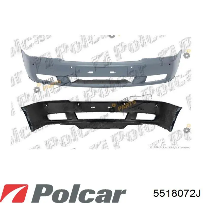 5518072J Polcar Pára-choque dianteiro