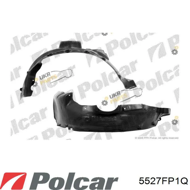 Guarda-barras direito do pára-lama dianteiro para Opel Omega B 25, 26, 27