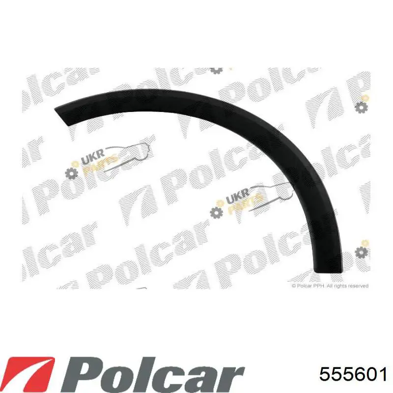 Pára-lama dianteiro esquerdo Polcar 555601 preço, a partir de 65,56 USD