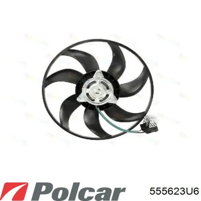 Ventilador elétrico de esfriamento montado (motor + roda de aletas) Polcar 555623U6 preço, a partir de 69,81 USD