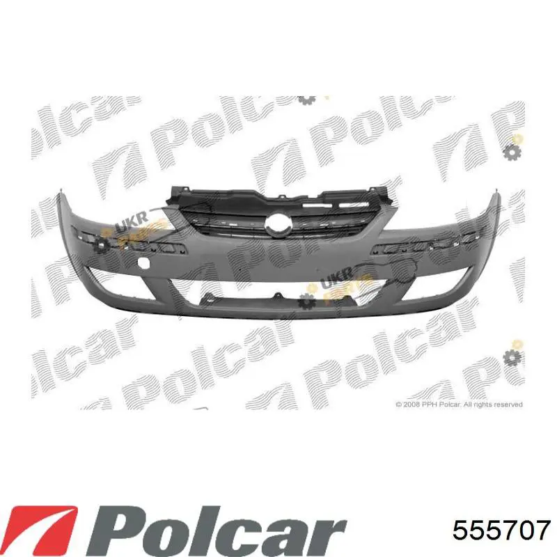 Pára-choque dianteiro 555707 Polcar