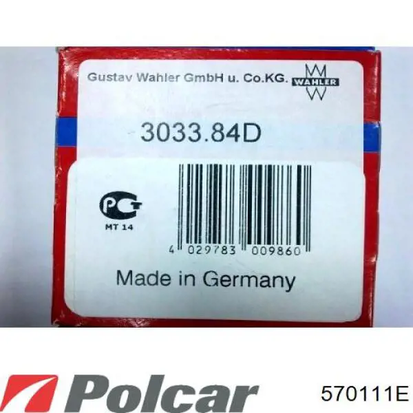 Vidro da luz 570111E Polcar