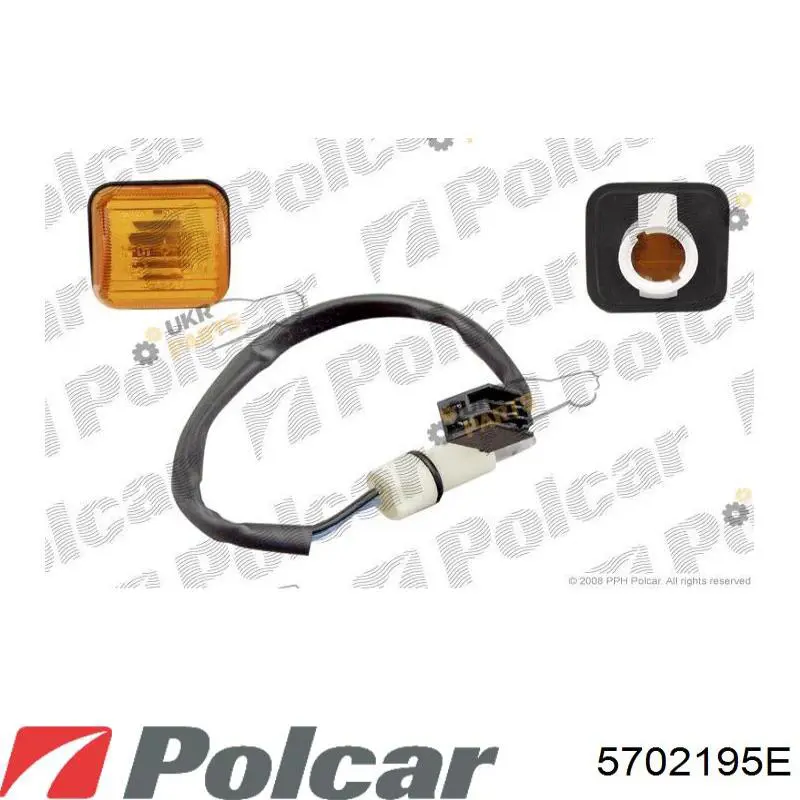 Luz intermitente no pára-lama 5702195E Polcar
