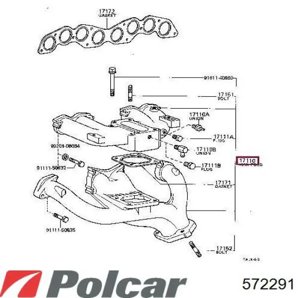 Placa sobreposta de porta-malas (de 3ª/5ª porta traseira) Polcar 572291 preço, a partir de 24,44 USD