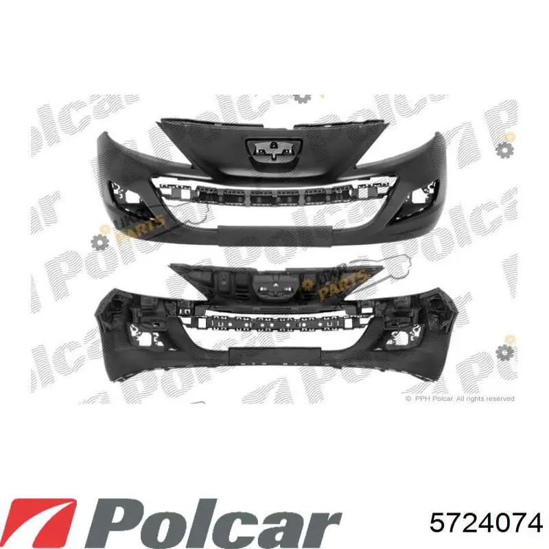 Compre 5724074 Polcar Pára-choque dianteiro