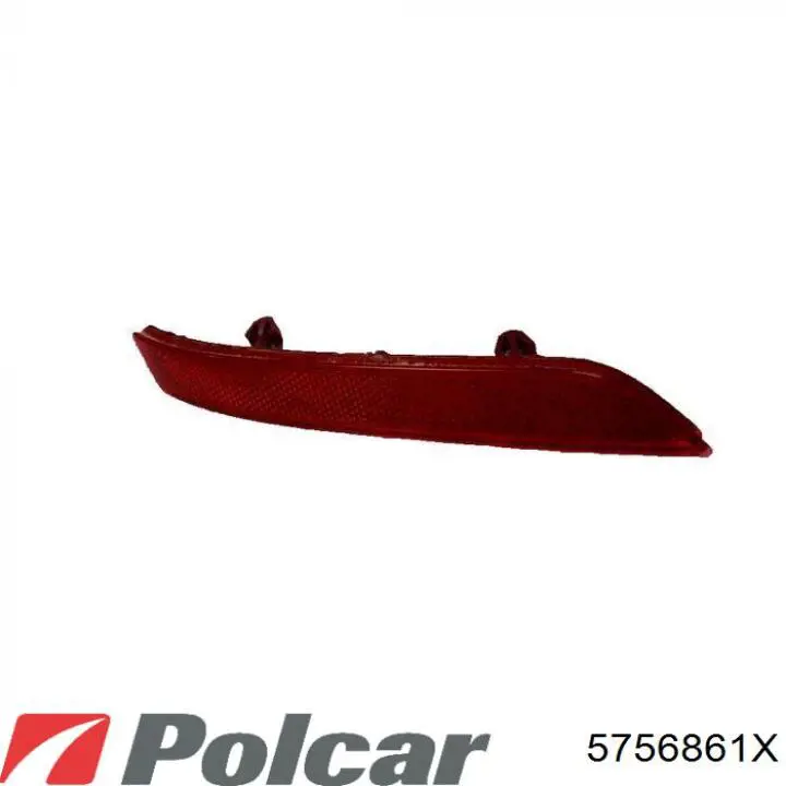 745381 Peugeot/Citroen Retrorrefletor (refletor) do pára-choque traseiro direito