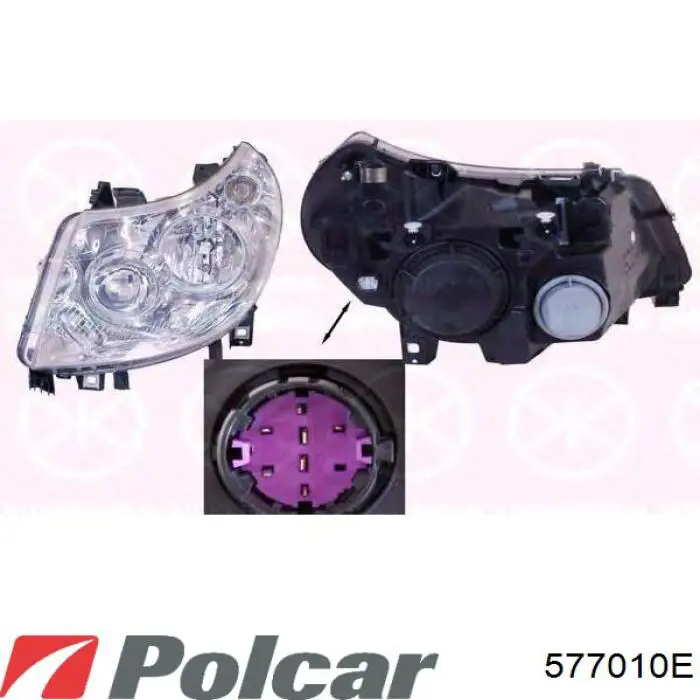 Luz direita LPN801 Magneti Marelli