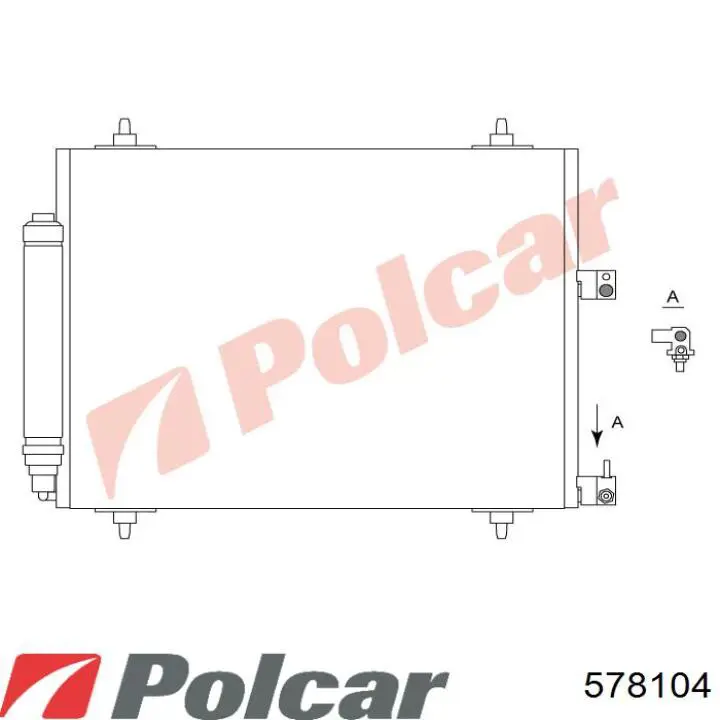 Suporte do radiador montado (painel de montagem de fixação das luzes) para Citroen C4 RUSSIA B73