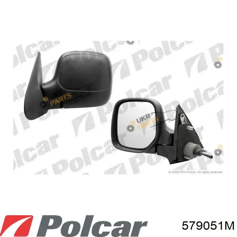 579051M Polcar Espelho de retrovisão esquerdo