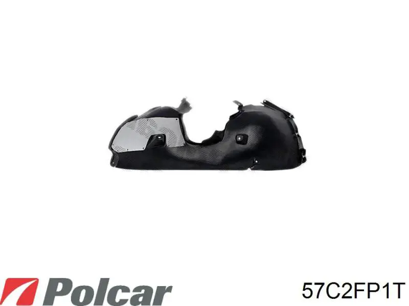 Compre 9677267680 Peugeot/Citroen Guarda-barras direito do pára-lama dianteiro