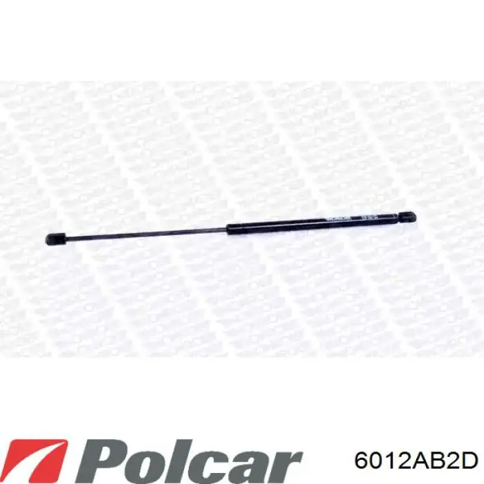 6012AB2D Polcar Amortecedor de tampa de porta-malas (de 3ª/5ª porta traseira)